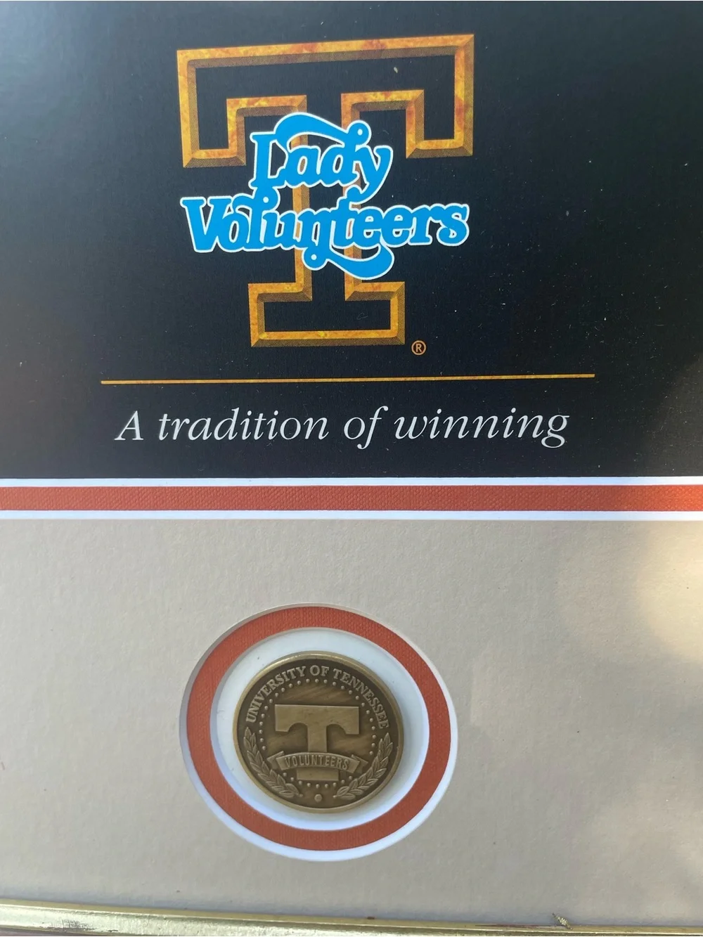 Tennessee Volunteers Pat Summitt  Head Coach Handsigned Art